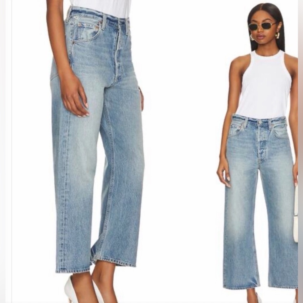 Citizens Of Humanity Gaucho Blue Ankle & Cropped Jeans 25